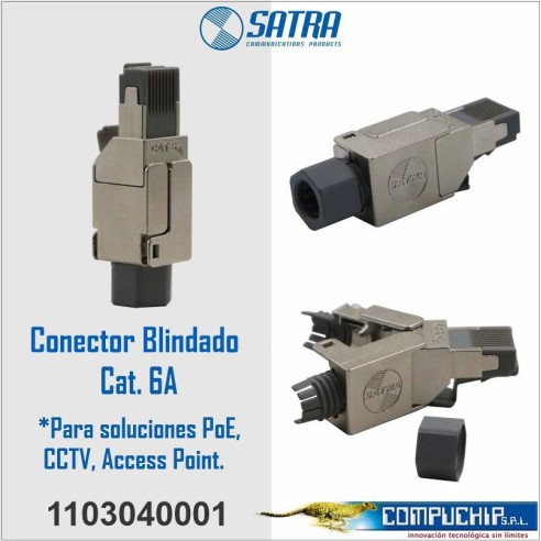 Conector Blindado Categoría 6A