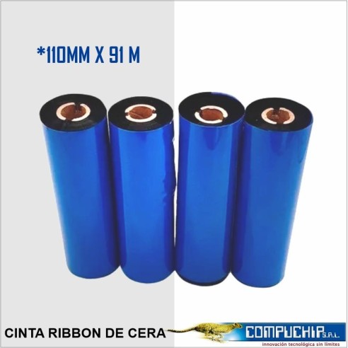 CINTA DE CERA 110MM X 91MTS