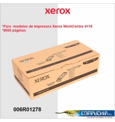 TONER XEROX WORKCENTRE 4118, 006R01278, COLOR NEGRO
