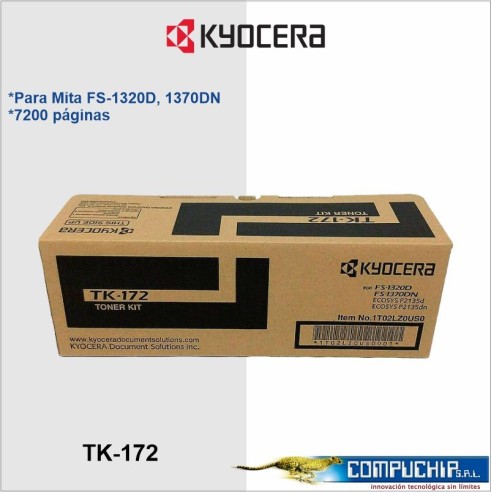 TONER KYOCERA TK-172 COLOR NEGRO