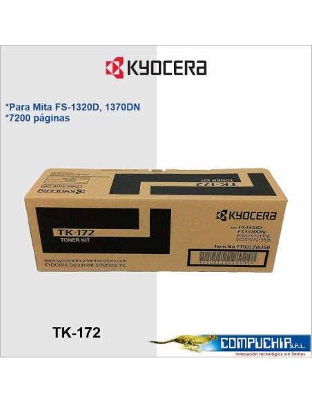 TONER KYOCERA TK-172 COLOR NEGRO