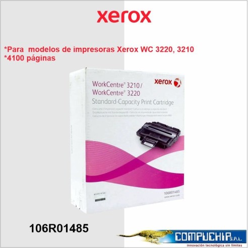 TONER XEROX 3210/3220 COLOR NEGRO 106R01487