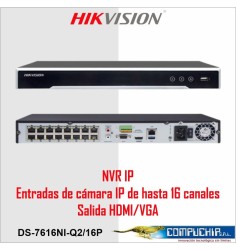 NVR IP HIKVISION DS-7616NI-Q2/16P