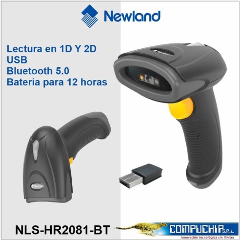 ESCÁNER DE CÓDIGO DE BARRAS-NEWLAND NLS-HR2081-BT