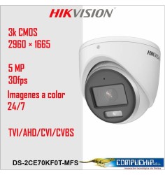CAMARA FIJA, TIPO DOMO- HIKVISION -DS-2CE70KF0T-MFS
