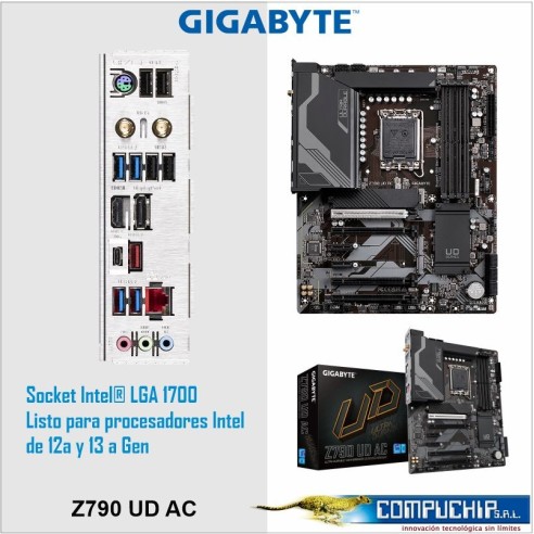 Motherboard Gigabyte Z790 UD AC (rev. 1.0) Chipset Intel Z790, LGA1700, ATX