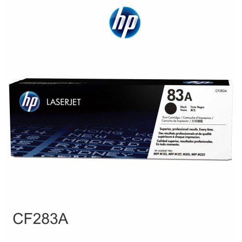 TONER HP 83A (CF283AD) ORIGINAL, COLOR NEGRO