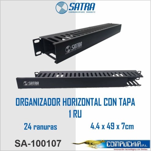 ORGANIZADOR HORIZONTAL CON TAPA 1 RU