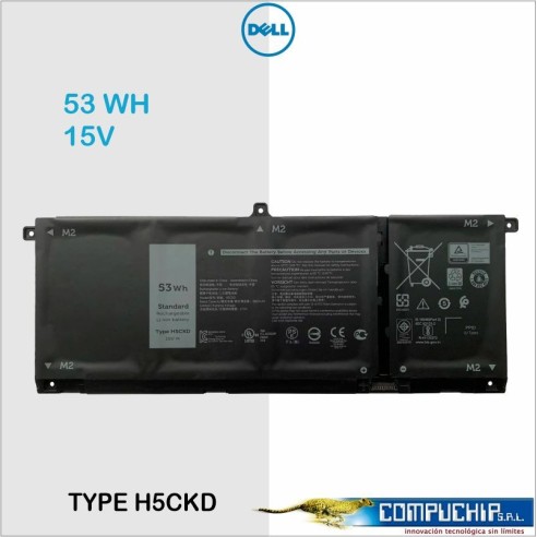 BATERIA DELL 53WH TYPE H5CKD 53WH *ORIGINAL*.