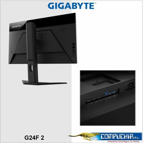 Monitor Gaming Gigabyte G24F 2, 23.8", 165hz, 1920x1080 Full HD, IPS, HDMI,DP.