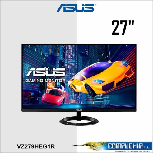 Monitor Gaming ASUS VZ279HEG1R, 27" LED IPS, 1920x1080, 1x VGA / 1x HDMI, Voltaje: 100-240V