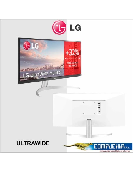 Monitor LG UltraWide 29WQ600-W, 29" WFHD (2560x1080), 75Hz, Panel IPS, Altavoces (7W+7W)