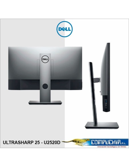 Monitor Dell UltraSharp U2520D 25" LED, QHD (2560x1440) IPS, HDMI/DP(2)/Audio Out/USB HUB