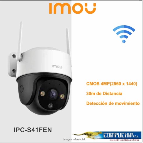 CÁMARA IMOU IPC-S41FEN - CRUSIER SE+, EXTERIOR 4MP / 3.6MM / WIFI - P