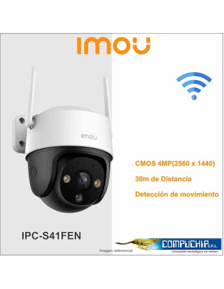 CÁMARA IMOU IPC-S41FEN - CRUSIER SE+, EXTERIOR 4MP / 3.6MM / WIFI - P