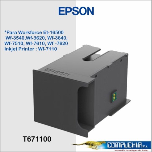 CAJA DE MANTENIMIENTO EPSON T671100 P/WORKFORCE P/L1455