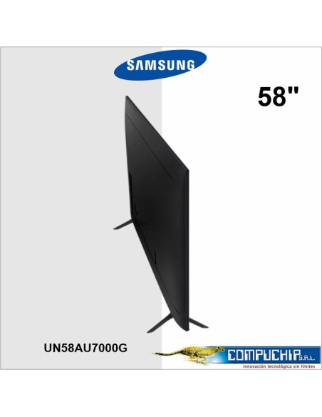 TV Samsung 58" AU7000 UHD 4K Smart TV UN58AU7000