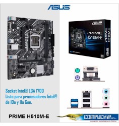 Motherboard Asus PRIME H510M-E Intel H510 LGA1200, VGA, HDMI, DP, LAN, USB 3.2 Gen1, M-ATX