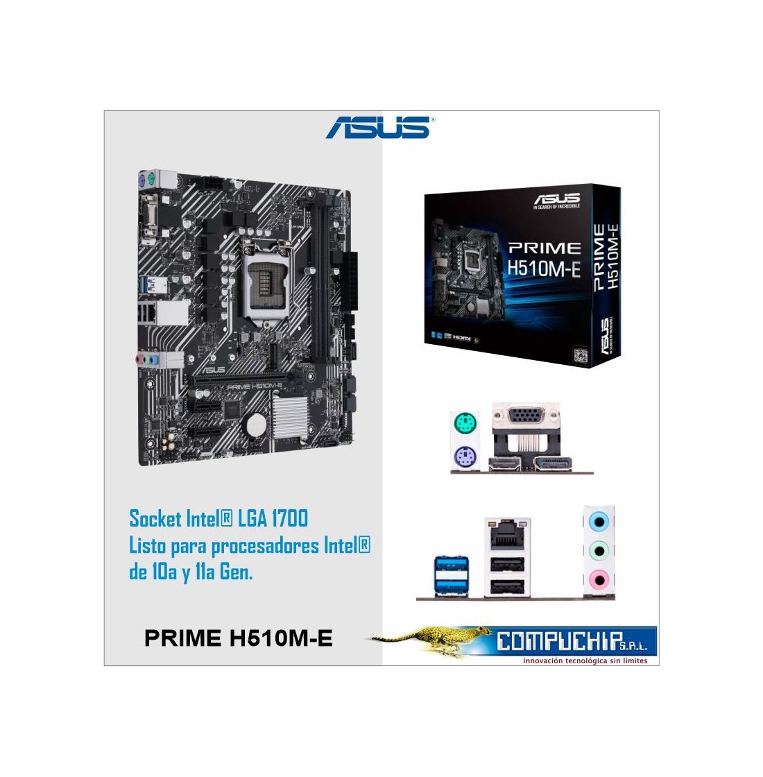 Motherboard Asus PRIME H510ME Intel H510 LGA1200, VGA, HDMI, DP, LAN