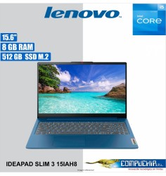 Notebook Lenovo IdeaPad Slim 3 15.6" FHD TN Core i5-12450H 2.0/4.4GHz, 8GB LPDDR5-4800