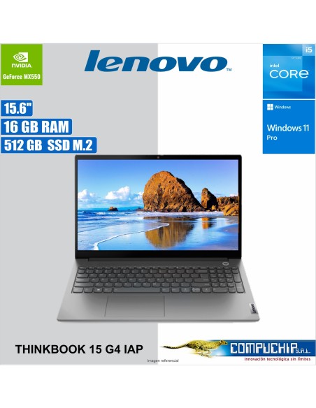 Notebook Lenovo ThinkBook 15 G4 IAP, 15.6" FHD TN Core i5-1235U 1.3/4.4GHz, 16GB DDR4-3200