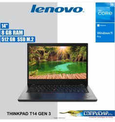 Notebook Lenovo ThinkPad T14 Gen 3,14" WUXGA IPS Core i5-1235U 1.3/4.4GHz 8GB DDR4-3200MHz