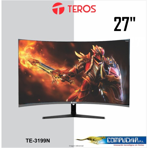Monitor Curvo Teros TE-3199N, 27" FHD IPS, 75Hz, 4ms, HDMI, VGA