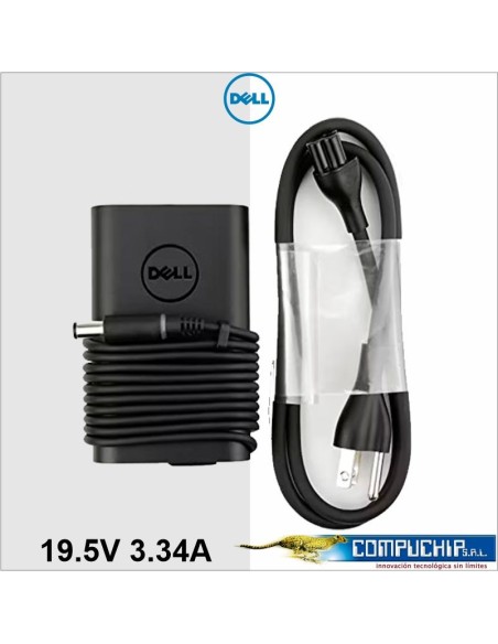 Cargador Dell Punta Delgada 19.5v 3.34a 4.5x3.0mm 65w