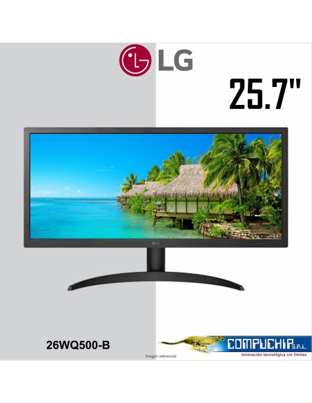 Monitor LG 26WQ500-B, 25.7" IPS, UltraWide Full HD, 2560 x 1080, HDMI.