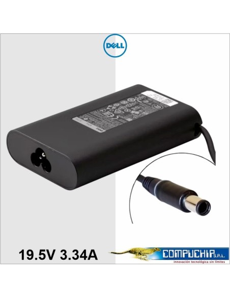 Cargador Dell Punta Delgada 19.5v 3.34a 4.5x3.0mm 65w