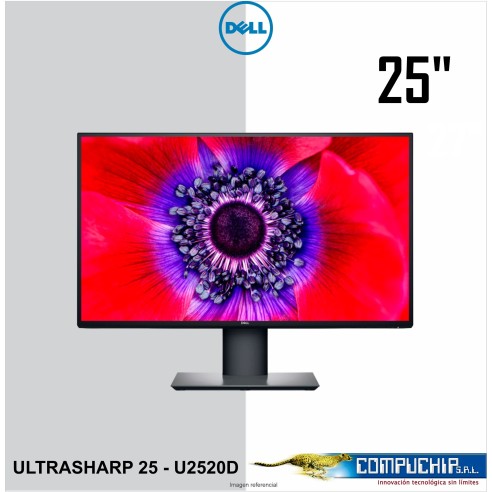 Monitor Dell UltraSharp U2520D 25" LED, QHD (2560x1440) IPS, HDMI/DP(2)/Audio Out/USB HUB