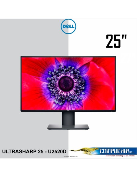 Monitor Dell UltraSharp U2520D 25" LED, QHD (2560x1440) IPS, HDMI/DP(2)/Audio Out/USB HUB
