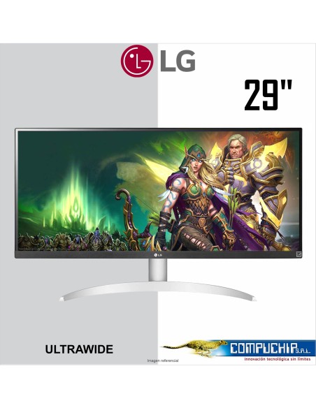 Monitor LG UltraWide 29WQ600-W, 29" WFHD (2560x1080), 75Hz, Panel IPS, Altavoces (7W+7W)