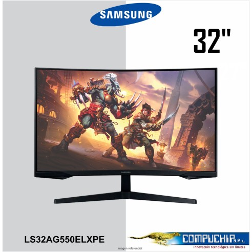 Monitor Samsung LS32AG550ELXPE, 32", 2560 x 1440, HDMI / DisplayPort.