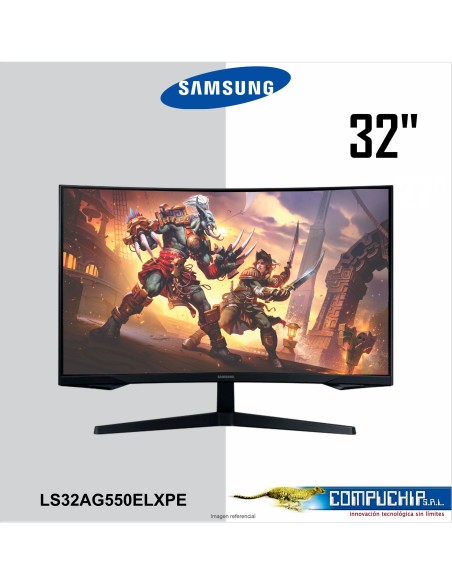Monitor Samsung LS32AG550ELXPE, 32", 2560 x 1440, HDMI / DisplayPort.