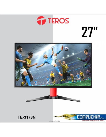 Monitor Plano Teros TE-3178N, 27", QHD IPS, 75Hz, 2ms, HDMI, DP, USB