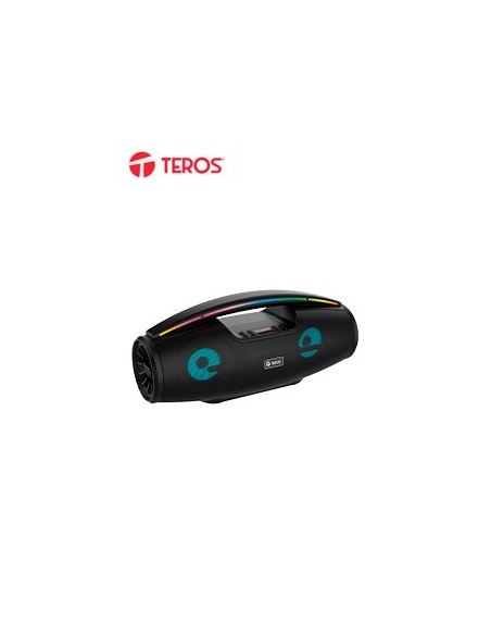 Parlante Teros, TE-6042N, Bluetooth, 20W (2x10W), 3000mAh, Negro