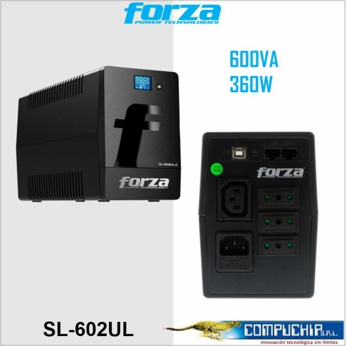 UPS FORZA SL-602UL  600VA/600W