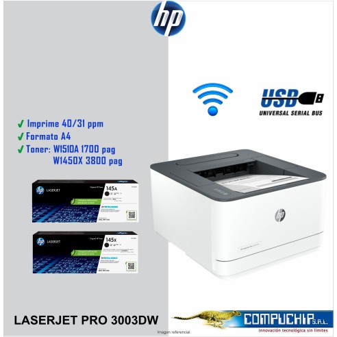 Impresora HP LaserJet Pro 3003dw