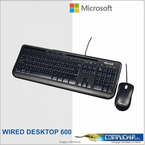 TECLADO Y MOUSE MICROSOF 3J2-00008 DESKTOP 600 USB