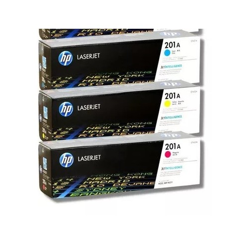 TONER HP CF400A (201A) CYAN, MAGENTA, AMARILLO