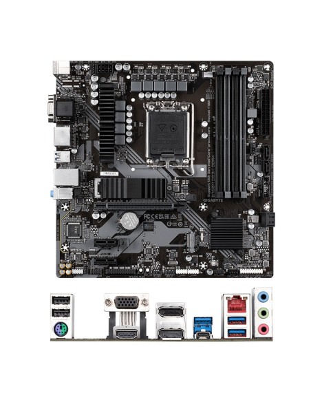 Motherboard Gigabyte B760M DS3H DDR4 (rev. 1.0), Chipset Intel B760, LGA1700, mATX