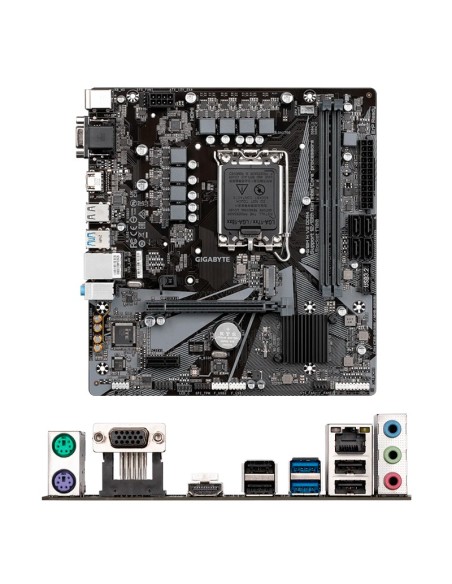Motherboard Gigabyte H610M H V2 DDR4 (rev. 1.0) Chipset Intel H610, LGA1700, Micro ATX