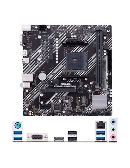 Motherboard ASUS PRIME A520M-K, Chipset AMD A520, Socket AMD AM4, Micro ATX