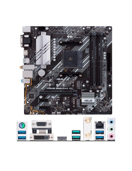 Motherboard Asus PRIME B550M-A AC, Chipset AMD B550, Socket AMD AM4, mATX