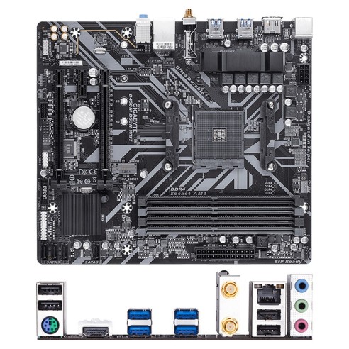 Motherboard Gigabyte B450M DS3H WIFI (rev. 1.0) , Chipset AMD B450, Socket AMD AM4, mATX