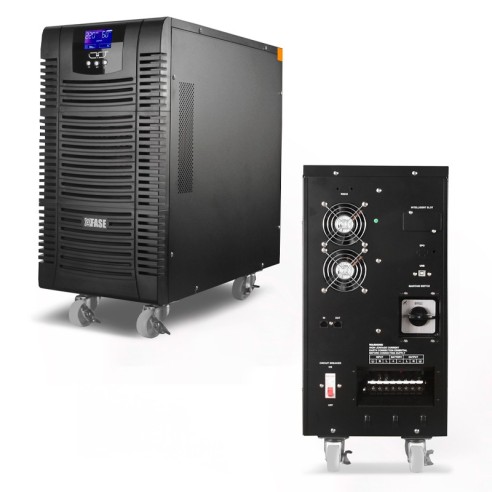 UPS Elise Fase Online Serie Zen 10000VA / 9000W / Bornera Entrada - Salida 60Amp / USB.
