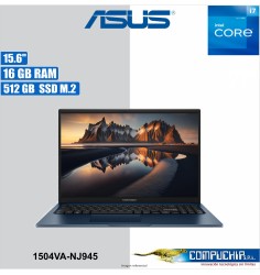 Notebook ASUS X1504VA-NJ945, 15.6" LED FHD 16:9, 60Hz, Core i7-150U 1.8/5.4GHz, 16GB DDR4