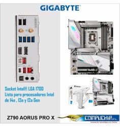 Motherboard GIGABYTE Z790 AORUS PRO X (rev1.0) Chipset Z790 , LGA1700.