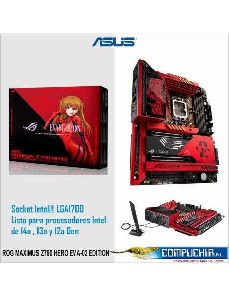 Motherboard ASUS ROG MAXIMUS Z790 HERO EVA-02 Edition, Chipset Intel Z790, LGA1700, ATX